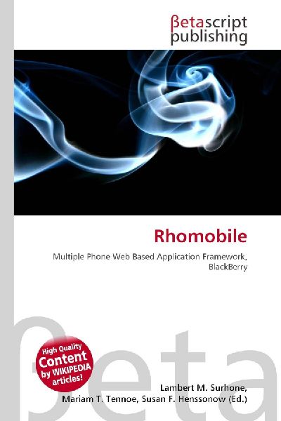Rhomobile: Multiple Phone Web Based Application Framework, BlackBerry