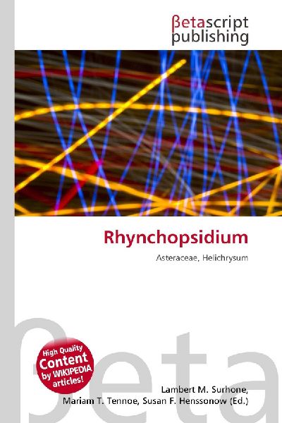 Rhynchopsidium: Asteraceae, Helichrysum