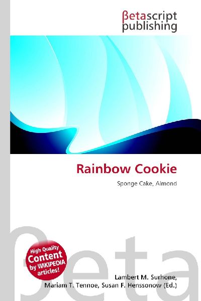 Rainbow Cookie: Sponge Cake, Almond