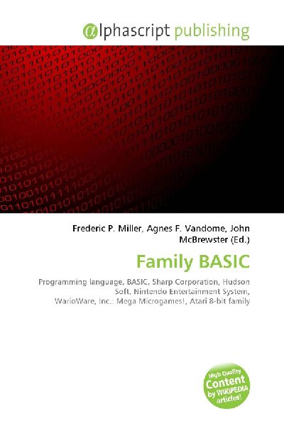 Family BASIC:         Programming language, BASIC, Sharp Corporation, Hudson Soft, Nintendo        Entertainment System, WarioWare, Inc.: Mega Microgames!, Atari 8-bit        family