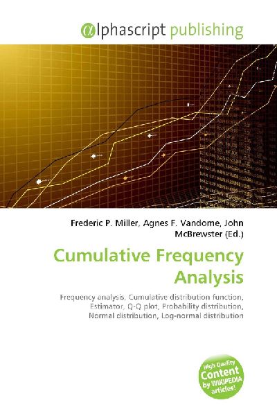 Cumulative Frequency Analysis:         Frequency analysis, Cumulative distribution function, Estimator, Q-Q        plot, Probability distribution, Normal distribution, Log-normal        distribution