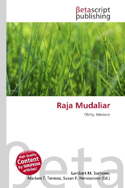 Raja Mudaliar: Chitty, Malacca