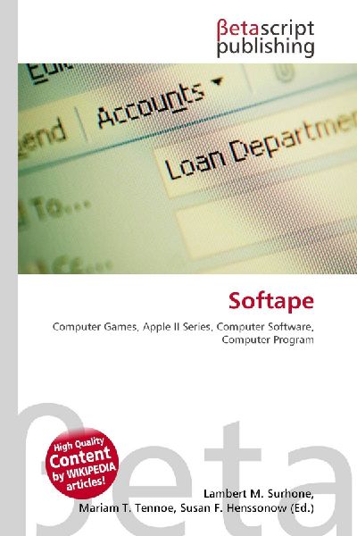 Softape: Computer Games, Apple II Series, Computer Software, Computer Program