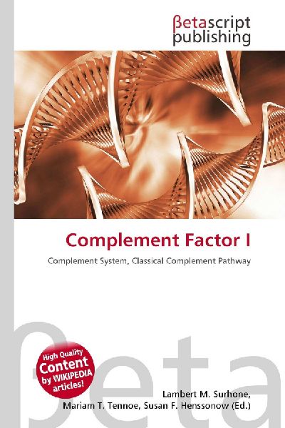 Complement Factor I: Complement System, Classical Complement Pathway