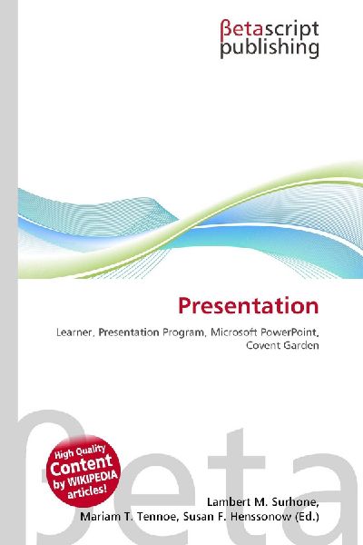 Presentation: Learner, Presentation Program, Microsoft PowerPoint, Covent Garden