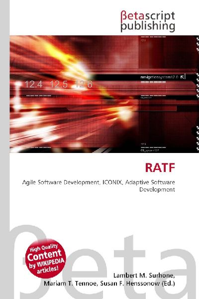 RATF: Agile Software Development, ICONIX, Adaptive Software Development