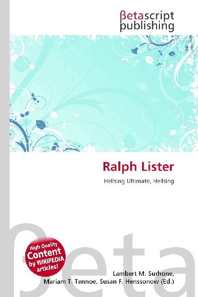 Ralph Lister: Hellsing Ultimate, Hellsing