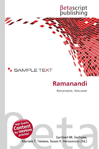 Ramanandi: Ramananda, Hanuman