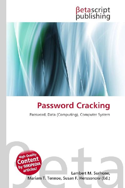 Password Cracking: Password, Data (Computing), Computer System