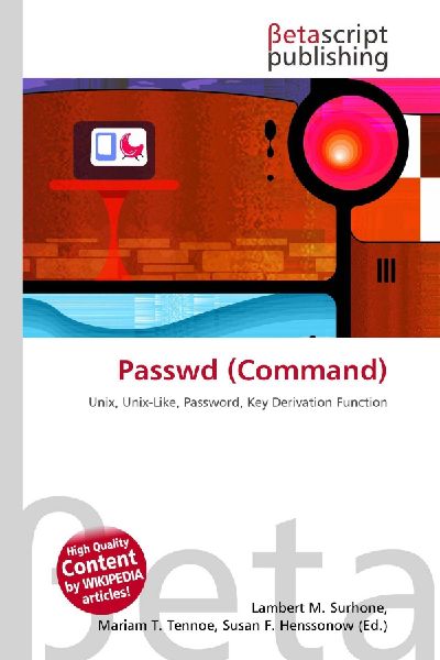 Passwd (Command): Unix, Unix-Like, Password, Key Derivation Function