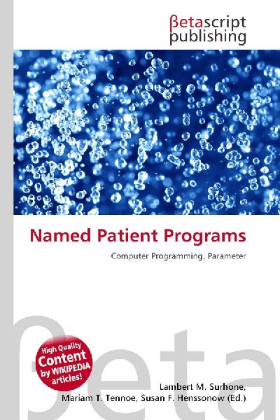 Named Patient Programs: Computer Programming, Parameter