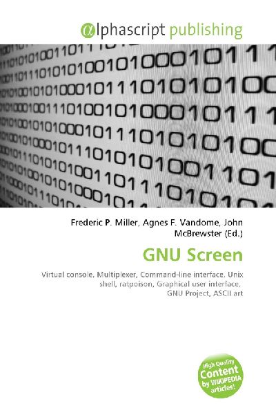 GNU Screen:         Virtual console, Multiplexer, Command-line interface, Unix shell,        ratpoison, Graphical user interface, GNU Project, ASCII art