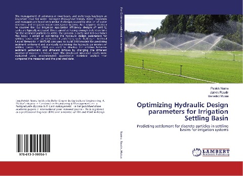 Optimizing Hydraulic Design parameters for Irrigation Settling Basin: Predicting settlement for discrete particles in settling basins for irrigation systems