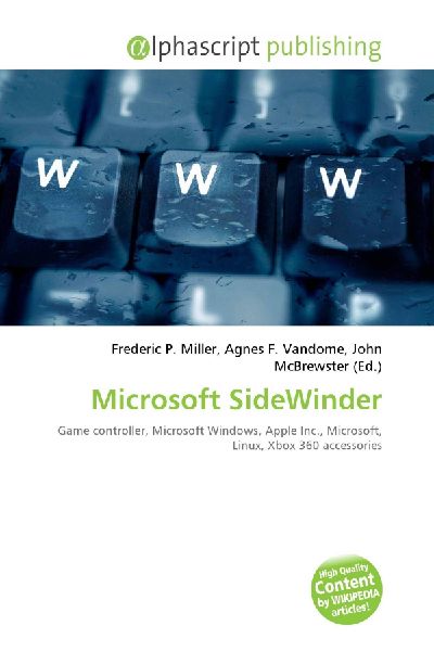Microsoft SideWinder:         Game controller, Microsoft Windows, Apple Inc., Microsoft, Linux, Xbox        360 accessories