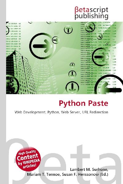 Python Paste: Web Development, Python, Web Server, URL Redirection