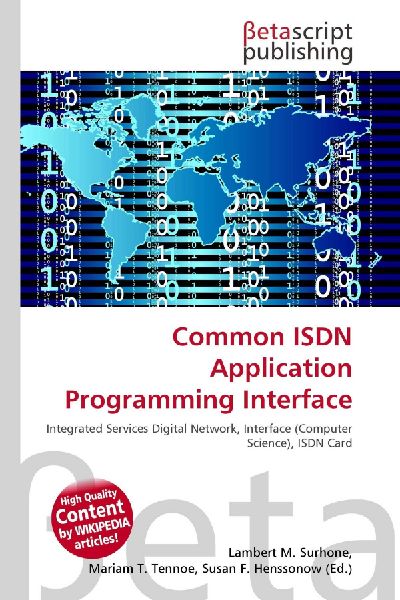 Common ISDN Application Programming Interface: Integrated Services Digital Network, Interface (Computer Science), ISDN Card