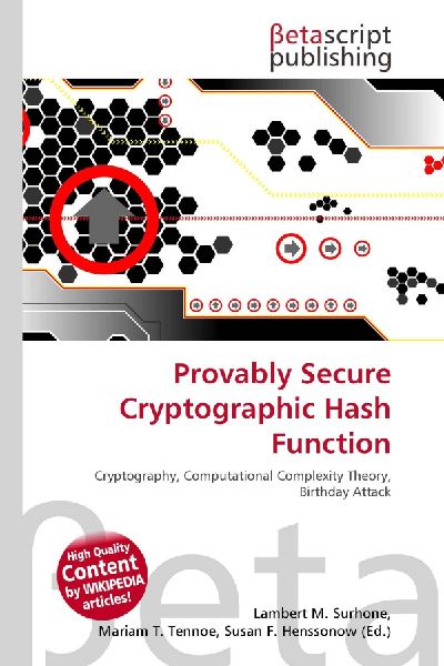 Provably Secure Cryptographic Hash Function: Cryptography, Computational Complexity Theory, Birthday Attack