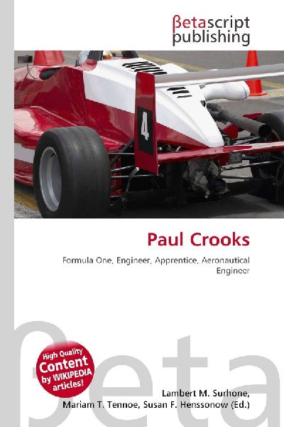 Paul Crooks: Formula One, Engineer, Apprentice, Aeronautical Engineer