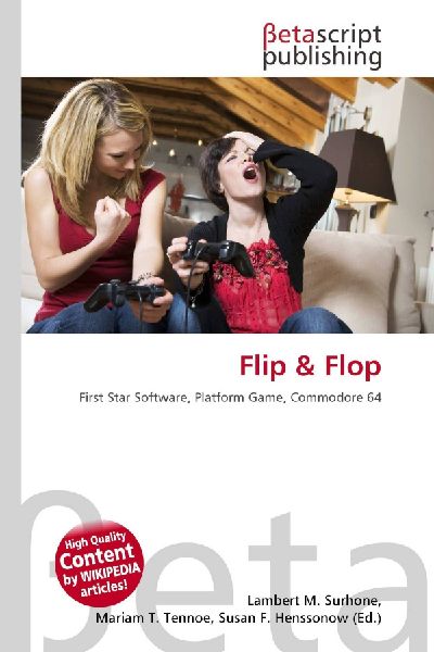 Flip & Flop: First Star Software, Platform Game, Commodore 64