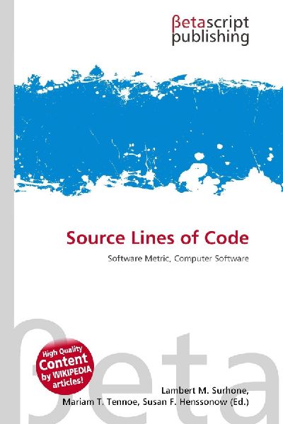Source Lines of Code: Software Metric, Computer Software