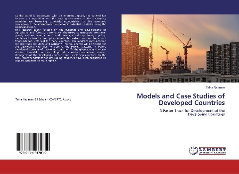 Models and Case Studies of Developed Countries: A Faster Track for Development of theDeveloping Countries