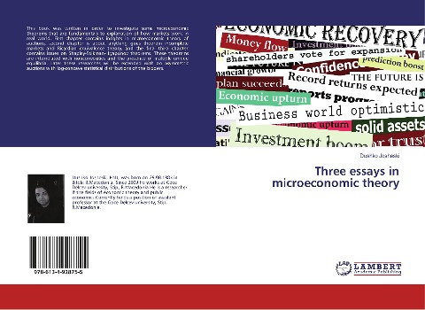 Three essays in microeconomic theory