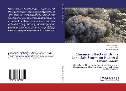 Chemical Effects of Urmia Lake Salt Storm on Health & Environment: The Relationship between Lake Urmia Water- Level Fluctuation and Chemical Changes on Health Risks and Environment