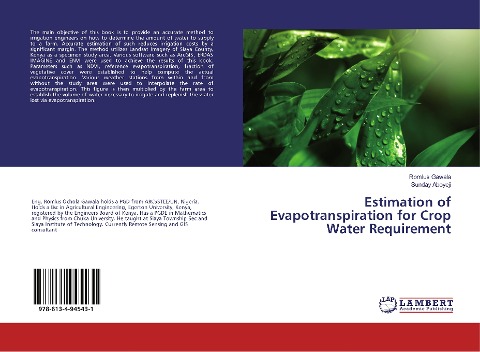 Estimation of Evapotranspiration for Crop Water Requirement