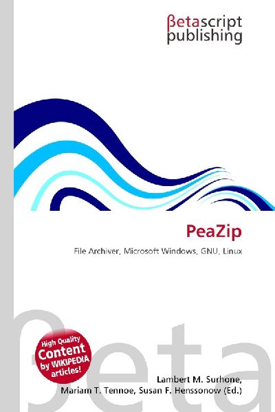 PeaZip: File Archiver, Microsoft Windows, GNU, Linux
