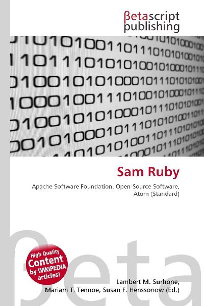 Sam Ruby: Apache Software Foundation, Open-Source Software, Atom (Standard)