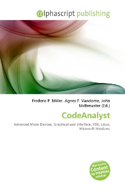 CodeAnalyst: Advanced Micro Devices, Graphical user interface, X86, Linux, Microsoft Windows