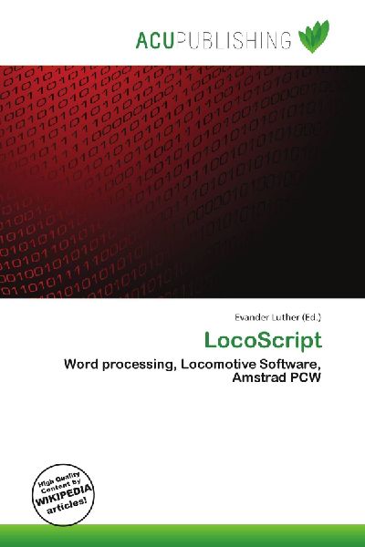 LocoScript: Word processing, Locomotive Software, Amstrad PCW