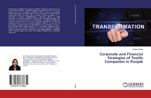 Corporate and Financial Strategies of Textile Companies in Punjab