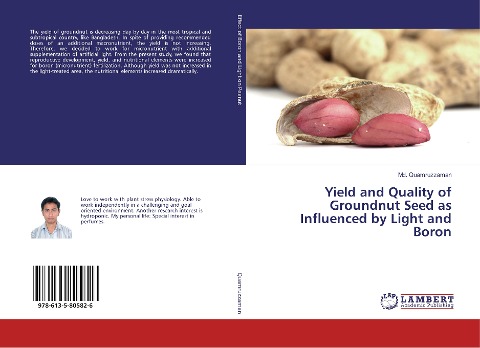 Yield and Quality of Groundnut Seed as Influenced by Light and Boron