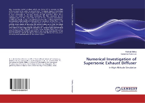 Numerical Investigation of Supersonic Exhaust Diffuser: in High Altitude Simulation