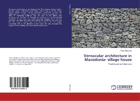 Vernacular architecture in Macedonia- village house: Traditional architecture