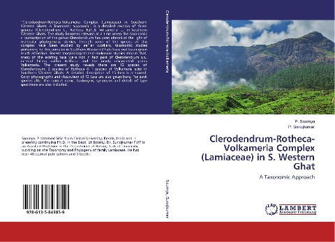 Clerodendrum-Rotheca-Volkameria Complex (Lamiaceae) in S. Western Ghat: A Taxonomic Approach
