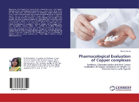 Pharmacological Evaluation of Copper complexes: Synthesis, Characterization and Anti Cancer Evaluation of Copper complexes of Ethane 1,2 diamine macro cyclic ligands
