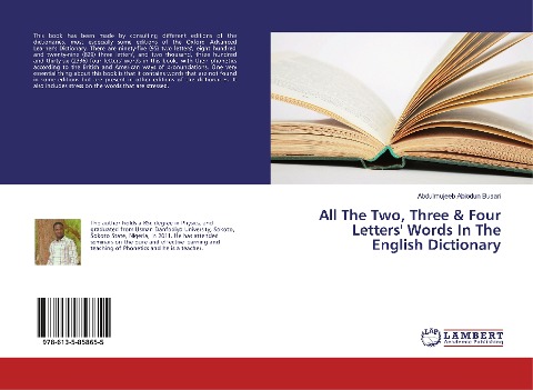 All The Two, Three & Four Letters Words In The English Dictionary
