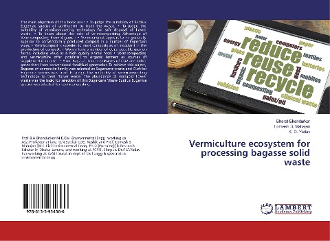 Vermiculture ecosystem for processing bagasse solid waste