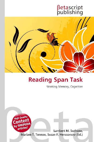 Reading Span Task: Working Memory, Cognition