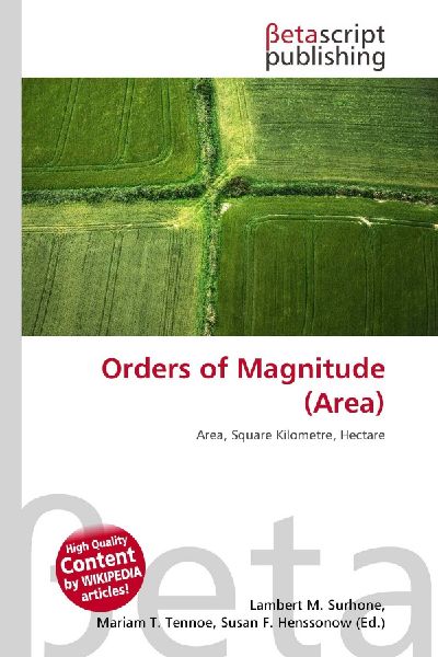 Orders of Magnitude (Area): Area, Square Kilometre, Hectare