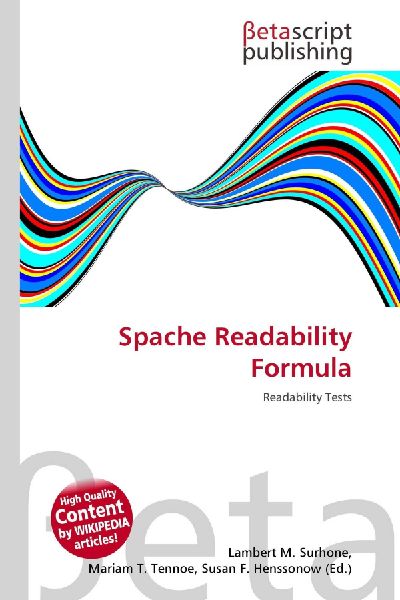 Spache Readability Formula: Readability Tests