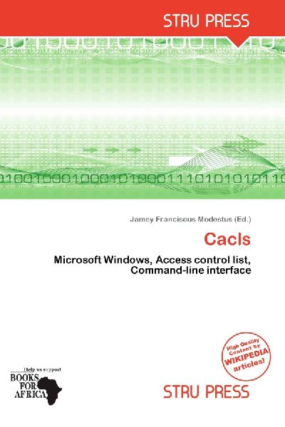 Cacls: Microsoft Windows, Access control list, Command-line interface