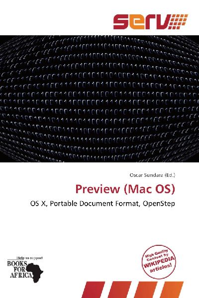 Preview (Mac OS): OS X, Portable Document Format, OpenStep