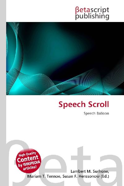 Speech Scroll: Speech Balloon