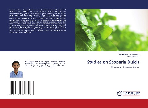 Studies on Scoparia Dulcis: Studies on Scoparia Dulcis