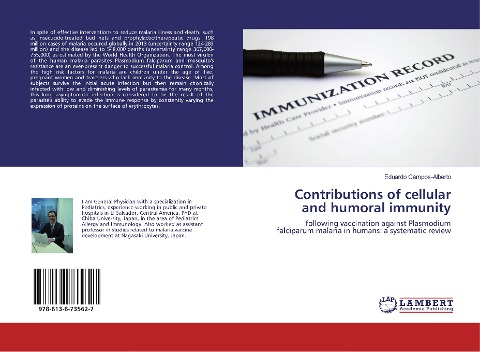 Contributions of cellular and humoral immunity: following vaccination against Plasmodium falciparum malaria in humans: a systematic review