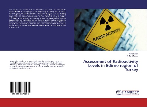 Assessment of Radioactivity Levels in Edirne region of Turkey