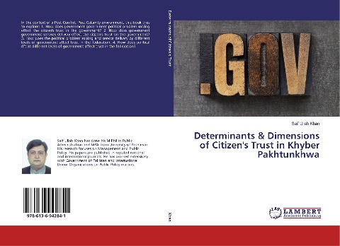 Determinants & Dimensions of Citizens Trust in Khyber Pakhtunkhwa